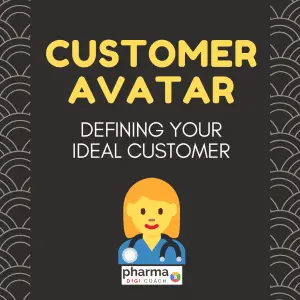 creating Pharma Personas for healthcare marketing. Customer Avatars for Target Marketing in Pharma. 