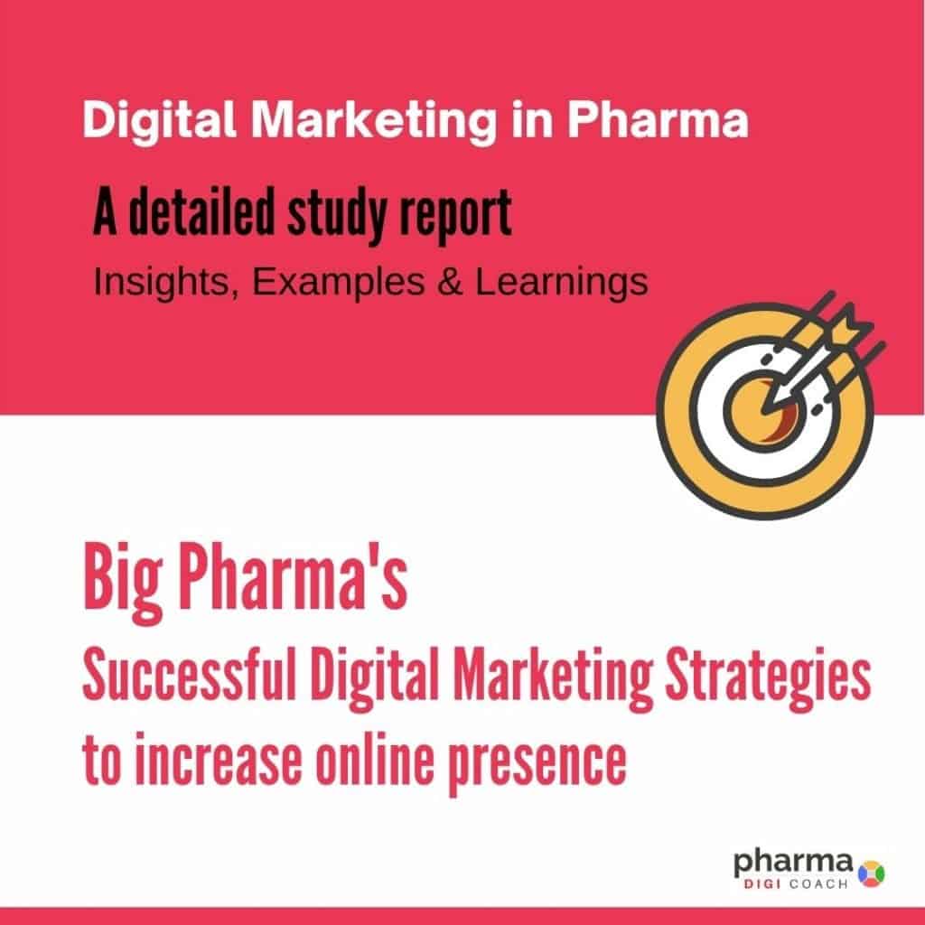 Pharma Digital Marketing Benchmarks 2020 report. Big Pharma successful digital marketing strategy. 